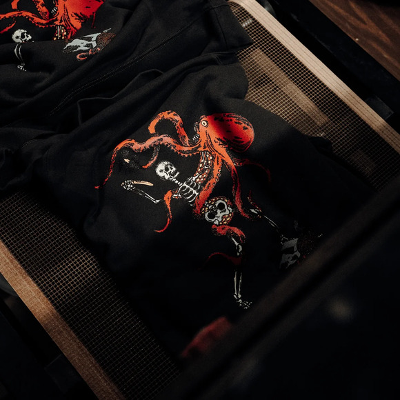 Petes Pirate Life PPL x 1924 US Black Hoodie Sweatshirt Peter McKinnon M sold ou - Picture 5 of 5